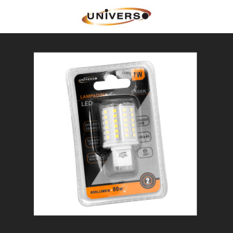Lampadina LED G9 7W Tubolare SMD Universo