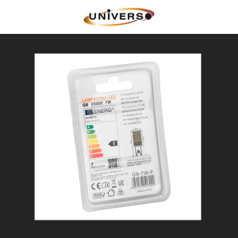 Lampadina LED G9 7W Tubolare SMD Universo