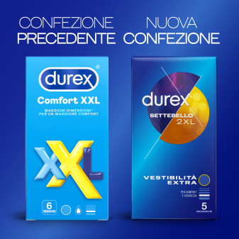 Preservativi Durex Settebello 2XL Extra Large 30pz