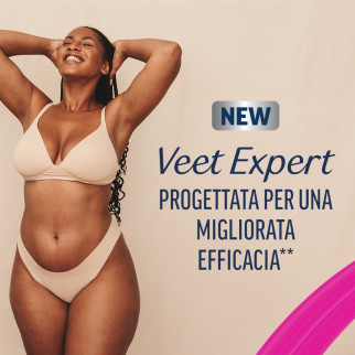 Strisce Depilatorie Viso per Pelli Normali Veet Expert 20pz