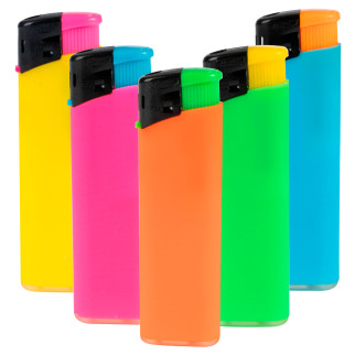 Atomic Electronic F11 Soft Touch - Serie da 5 Accendini Ricaricabili