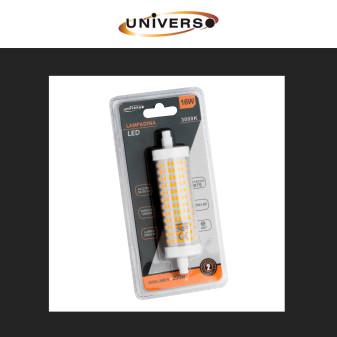 Lampadina LED R7s 16W Tubolare L118 SMD Universo