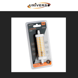 Lampadina LED R7s 16W Tubolare L118 SMD Universo