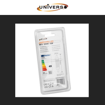 Lampadina LED R7s 16W Tubolare L118 SMD Universo