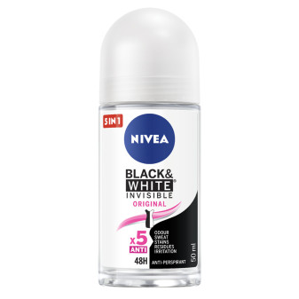 Black & White Invisible Original 48h Deodorante Roll-On 50ml Nivea