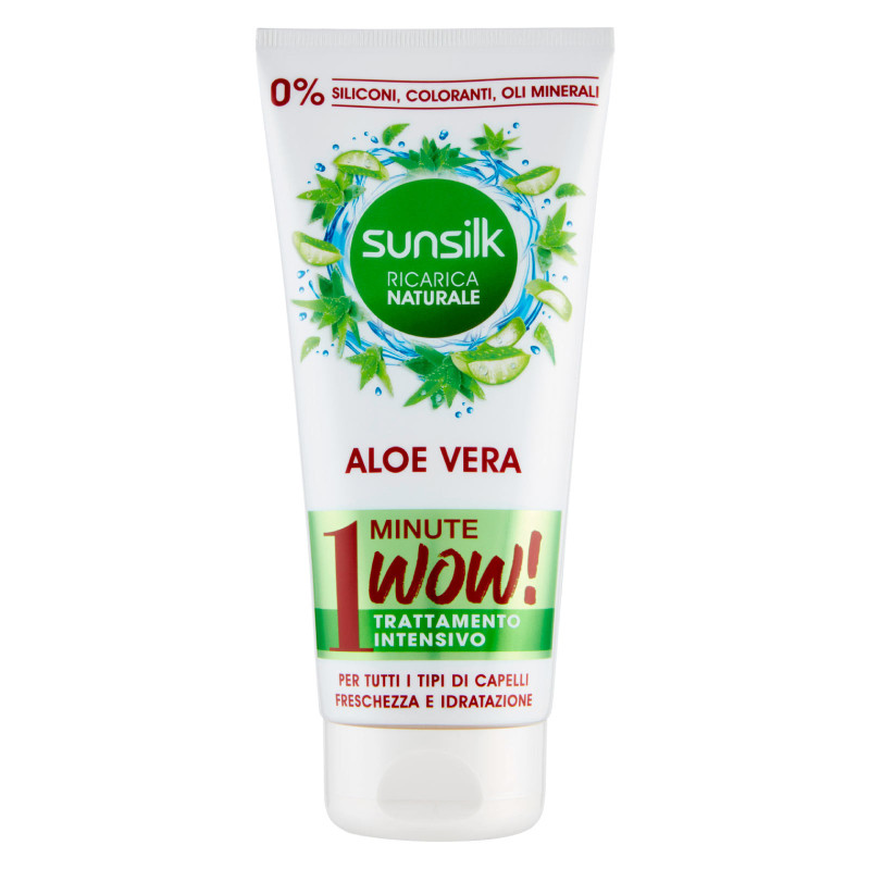 Sunsilk 1 Minute Wow Trattamento Intensivo Aloe Vera 180ml