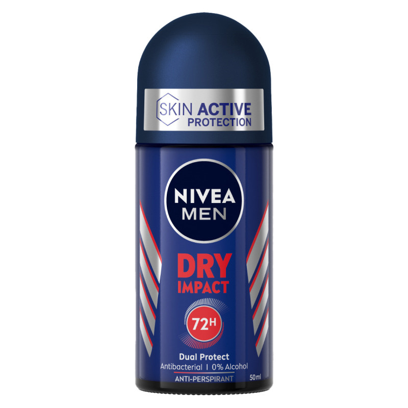 Deodorante Antitraspirante Dry Impact Roll-on 50ml NIVEA Men