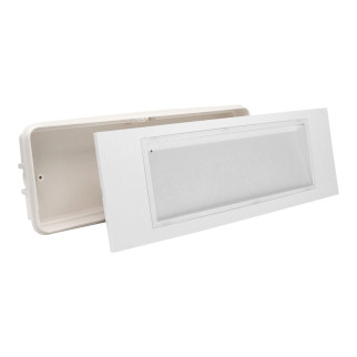 MAPAM Lampada Emergenza Incasso MP-0002-6500K - mod. MP-0002 - Compatibile con Cassa Beghelli