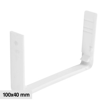 Elmark Connettore per Canaline Passacavi 100x40 in Plastica Bianca