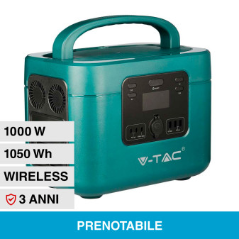 VT-1001 Accumulatore Portatile LiFePO4 1050Wh 1000W V-Tac