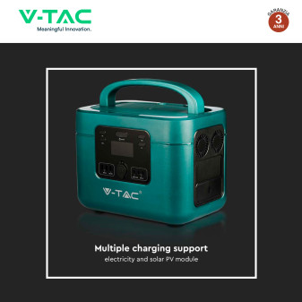 VT-1001 Accumulatore Portatile LiFePO4 1050Wh 1000W V-Tac