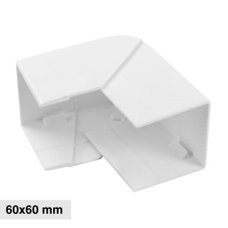 Elmark Angolo Esterno Regolabile per Canaline Passacavi 60x60