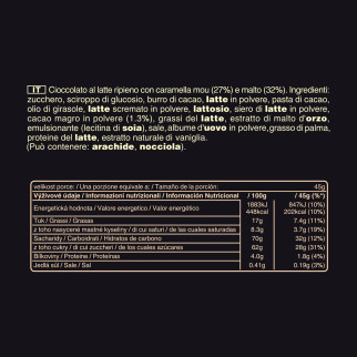 Snack con Malto e Caramello Ricoperto di Cioccolata Mars 32x 51g