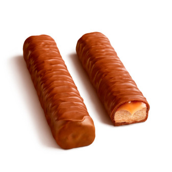 Snack con Biscotto e Caramella Mou Ricoperto di Cioccolata Twix 25x