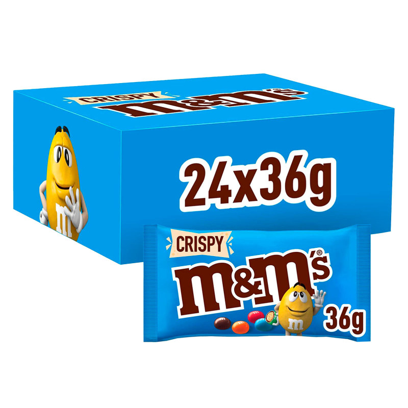 Confetti con Riso Soffiato e Cioccolato M&M's Crispy 24x 36g