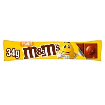 Barretta con Arachidi Ricoperta di Cioccolato M&M's Peanut 24x 34g