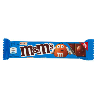 Barretta con Riso Soffiato e Cioccolato M&M's Crispy 24x 31g