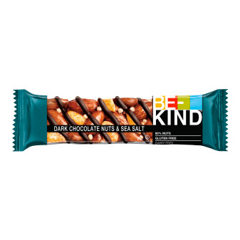 Dark Chocolate Nuts & Sea Salt Barretta 40g Be-Kind