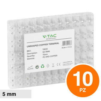 Morsettiera da 12 Connettori per Cavi Elettrici 5A da 5mm V-Tac