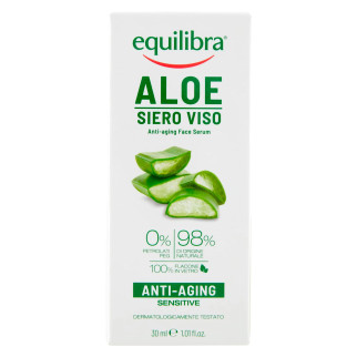 Aloe Siero Viso Anti-Aging Sensitive con Acido Ialuronico Equilibra