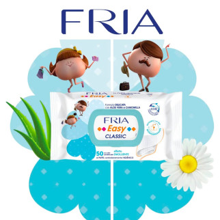 Easy Classic Salviettine Intime Umidificate Aloe e Camomilla 50pz Fria