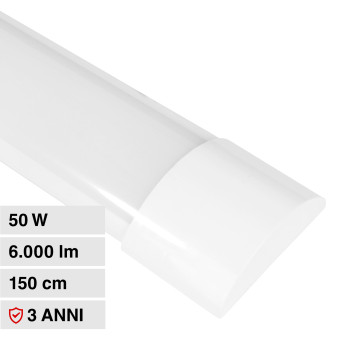 VT-8350 Tubo LED Prismatico Plafoniera SMD 50W 150cm V-Tac