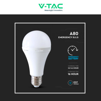 VT-51012 Lampadina LED E27 12W SMD Luce di Emergenza V-Tac
