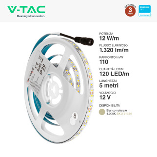 VT-2835 Striscia LED SMD Flessibile Monocolore 60W - 5 metri V-Tac