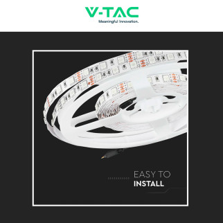 VT-5050-60 Striscia LED Flessibile 35W SMD RGB 60 LED/m 12V - 5m V-Tac