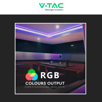 VT-5050-60 Striscia LED Flessibile 35W SMD RGB 60 LED/m 12V - 5m V-Tac
