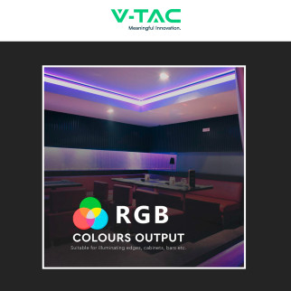 VT-5050-60 Striscia LED Flessibile 35W SMD RGB 60 LED/m 12V - 5m V-Tac