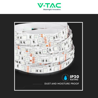 VT-5050-60 Striscia LED Flessibile 35W SMD RGB 60 LED/m 12V - 5m V-Tac