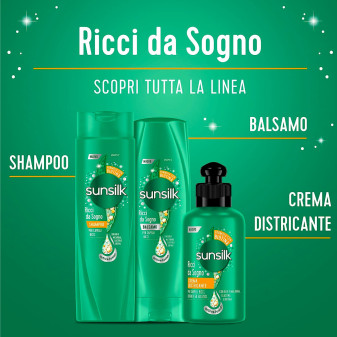 Shampoo Ricci da Sogno Anticrespo Flacone da 250ml Sunsilk