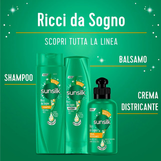 Shampoo Ricci da Sogno Anticrespo Flacone da 250ml Sunsilk