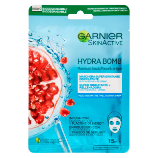 Hydra Bomb Maschera Viso in Tessuto Rimpolpante Garnier Skin Active