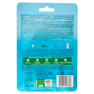 Hydra Bomb Maschera Viso in Tessuto Rimpolpante Garnier Skin Active