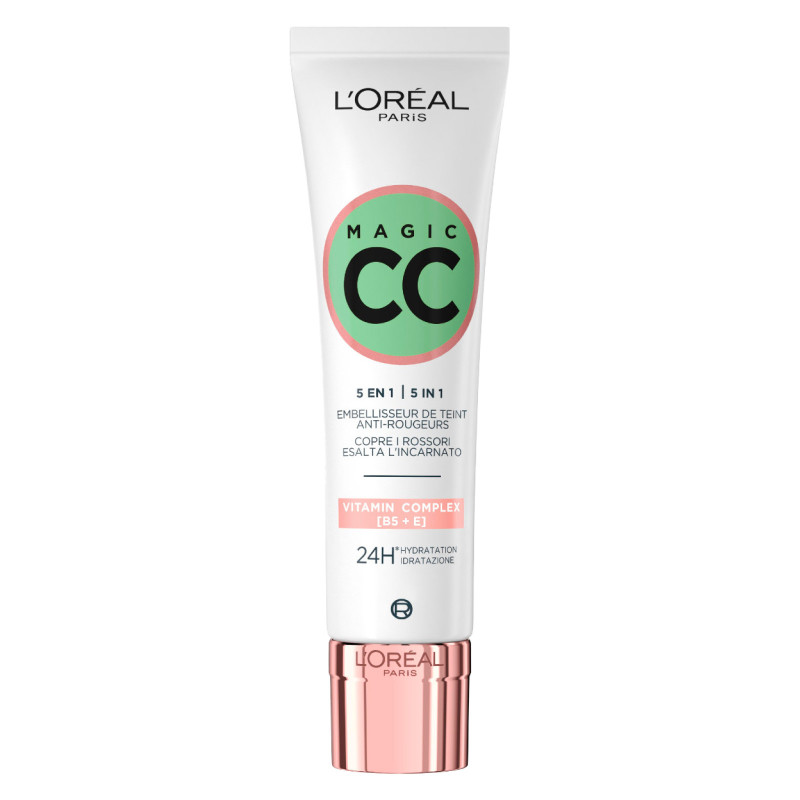 Magic CC Cream 5in1 Idratante Anti-Rossore 24H L'Oréal Paris