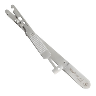 Manico Portalame di Sicurezza n.4 Acciaio Inox per Lame n.20-25 Gima