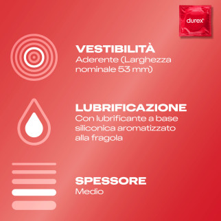 Preservativi Durex Tropical Mix alla Frutta 6 Profilattici