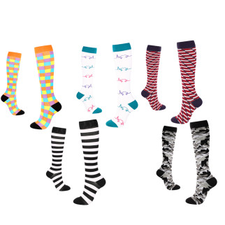 Funny Calze a Compressione Disegno 5 Taglia L-XL 5 Paia Gima