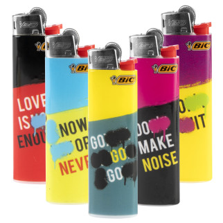 Bic Slim J23 Fantasia Rebel - Serie da 5 Accendini