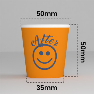 50 Bicchierini da Caffè in Carta DownUpCUP Blue da 65ml