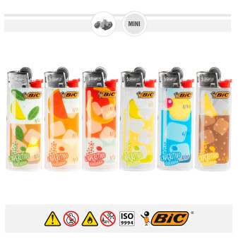 Bic Mini J25 Fantasia Cocktail - Box da 50 Accendini