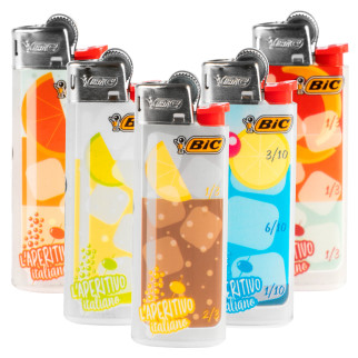 Bic Mini J25 Fantasia Cocktail - Serie da 5 Accendini