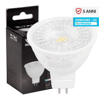 Lampadina LED GU5.3 (MR16) 6W Faretto SMD Chip Samsung V-Tac