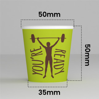 50 Bicchierini da Caffè in Carta ReadyCUP da 65ml