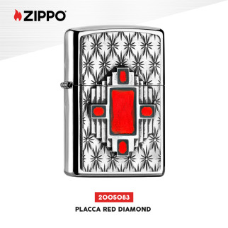 Accendino Zippo mod. 2005083 Red Diamond Antivento Ricaricabile