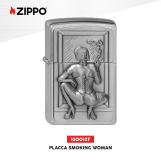 Accendino Zippo mod. 1300127 Smoking Woman Antivento Ricaricabile