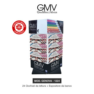 Espositore GMV Gianmarco Venturi e 24 Occhiali da Lettura