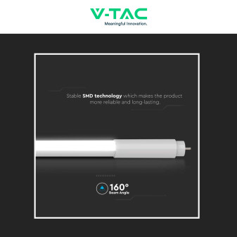 VT-1225 Tubo LED T5 G5 16W SMD 120cm in Plastica V-Tac